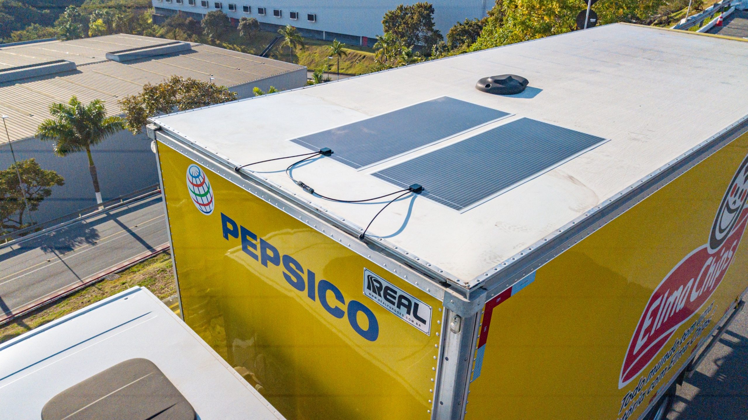 PepsiCo estreia uso de tecnologia de energia solar nos caminhões