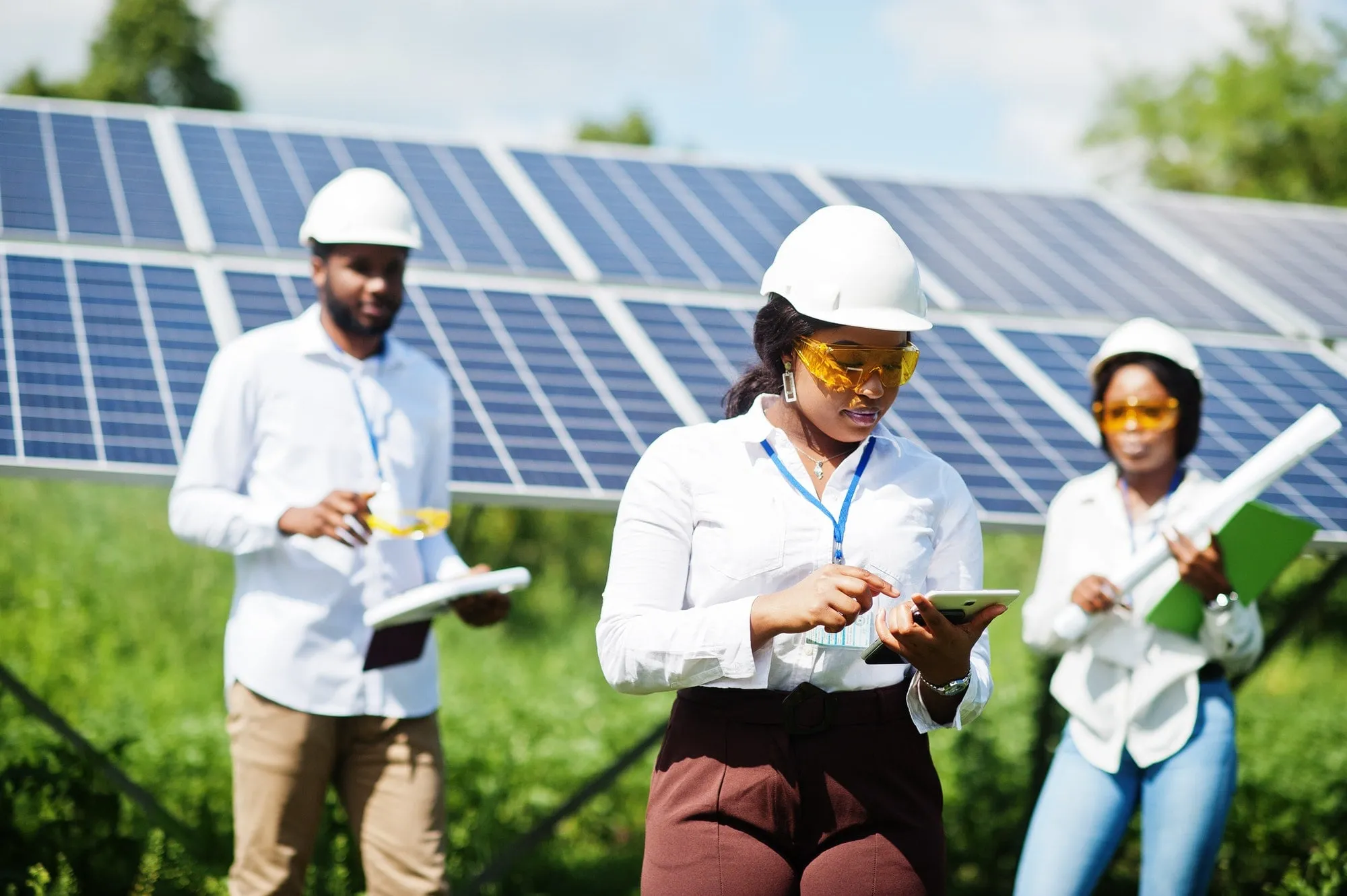 africa-solar-energy-concept
