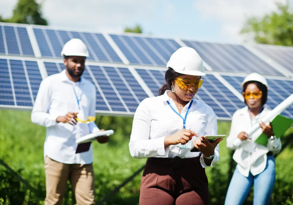 africa-solar-energy-concept